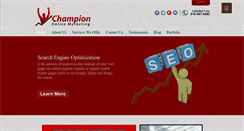 Desktop Screenshot of championonlinemarketing.com